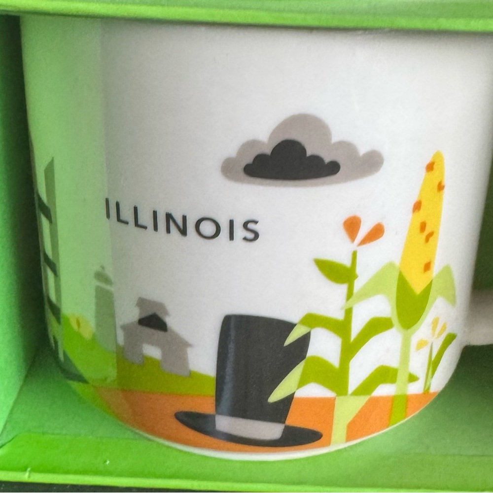 Illinois Mug with Playful Design